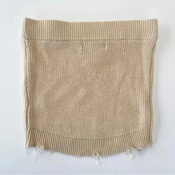 SER.O.YA Retrofête Alora Ribbed Knit Mini Skirt Cappuccino XS NWT - Picture 11 of 11